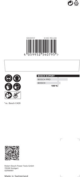 EXPERT M480 brusna mreža za vibracijske brusilnike, 80 x 133 mm, G 320, 10 kosov