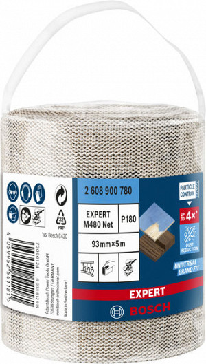 EXPERT M480 brusna mreža, zvitek 93 mm, 5 m, G 180
