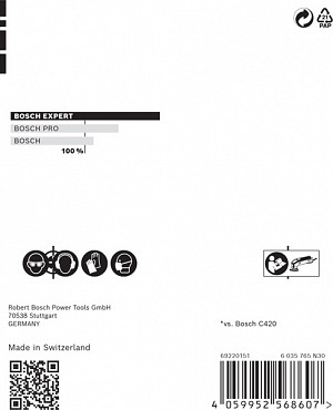 EXPERT M480 komplet brusne mreže, 93 x 93 mm, 6 kosov