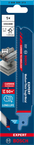 EXPERT ‘Medium-Thick Tough Metal’ S 955 HHM list za sabljasto žago, 1 kos