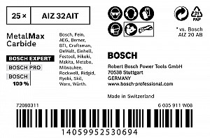EXPERT MetalMax AIZ 32 AIT list za večnamensko orodje, 40 x 32 mm