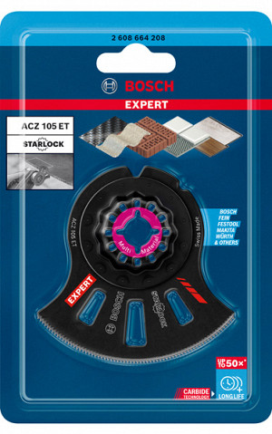 EXPERT MultiMaterial Segment Blade ACZ 105 ET list za večnamensko orodje, 1 kos