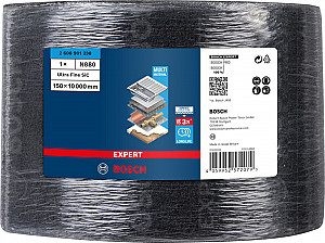 EXPERT N880 blazinica iz flisa za ročno brušenje, 150 mm x 10 m, izjemno fina S