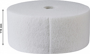 EXPERT N880 blazinica iz flisa za ročno brušenje, 115 mm x 10 m, čiščenje