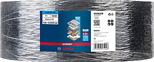 EXPERT N880 zvitek iz flisa za ročno brušenje, 100 mm x 10 m, srednji S