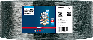 EXPERT N880 zvitki iz flisa za ročno brušenje, 115 mm x 10 m, večnamenski