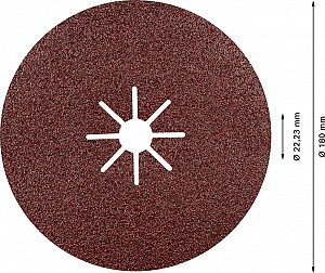 EXPERT R781 Prisma Ceramic vlaknena keramična plošča, 180 mm, 22,23 mm, G 60