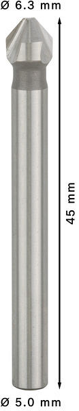 Grezilo PRO Soft Metal HSS, 6,3 x 45 mm, M3