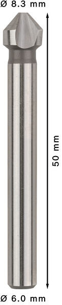 Grezilo PRO Soft Metal HSS, 8,3 x 50 mm, M4