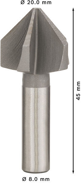 Grezilo PRO Steel HSS, 20 x 45 mm, M10