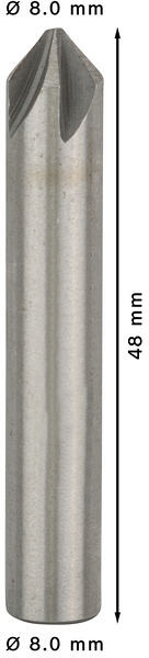 Grezilo PRO Steel HSS, 8 x 48 mm, M4
