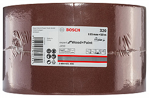 J450 Expert for Wood and Paint, 115 mm x 50 m, zrnatost 320
