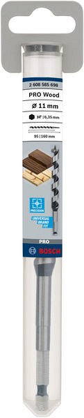 Kačasti sveder PRO Wood, 11 x 95 x 160 mm