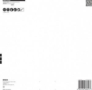 Komplet brusnih mrež EXPERT M480, 225 mm, G 80/120/180/zaščita za krožnike, 7 kosov
