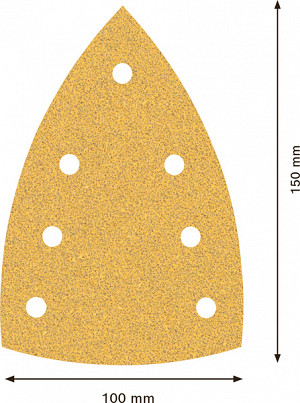 Komplet brusnih papirjev EXPERT C470, 100 x 150 mm, G 60/120/180, 10 kosov