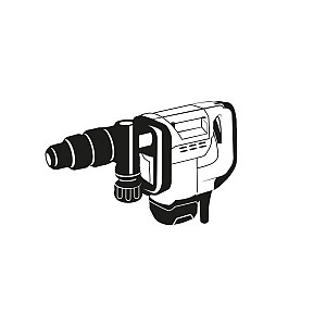 Komplet dlet PRO SDS max-5C, koničasto 400 mm, ploščato 25 x 400 mm, 2 + 2 kosa