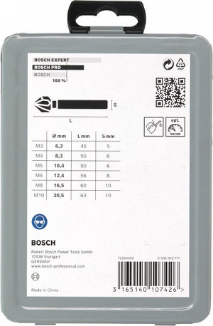 Komplet grezil PRO Soft Metal HSS, 6 kosov