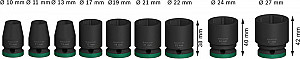 Komplet PRO Impact Socket Set, 1/2 palca, standardni, 9-delni
