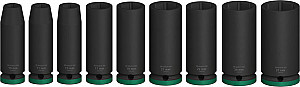 Komplet PRO Impact Socket Set, 1/2 palca, globok, 9-delni