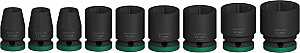 Komplet PRO Impact Socket Set, 1/2 palca, standardni, 9-delni