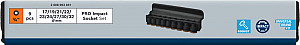 Komplet PRO Impact Socket Set, 3/4 palca, standardni, 9-delni