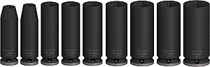 Komplet PRO Impact Socket Set, 3/8 palca, globok, 9-delni