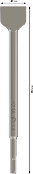 Komplet širokih dlet PRO SDS plus-4C, 40 x 250 mm, 5-delni