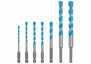 Komplet svedrov EXPERT HEX-9 Multi Construction, 4/5/6/8/10/12 mm, 7 kosov