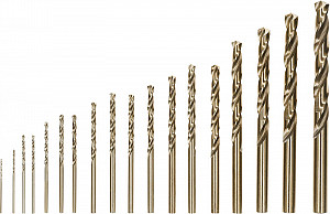 Komplet svedrov PRO Stainless Steel HSS-Co, 18 kosov