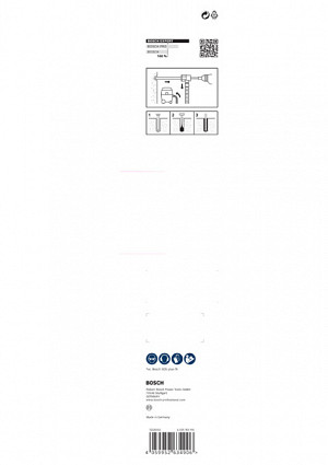Komplet udarnih svedrov EXPERT SDS Clean plus-8X 20 x 400 x 550
