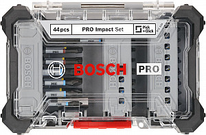 Komplet vijačnih nastavkov PRO Impact, 44-delni