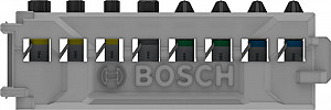 Komplet vijačnih nastavkov PRO Impact, PH2 (x 2); PZ2 (x 2); H5; T20; T25; T30, 25 mm, 8-delni
