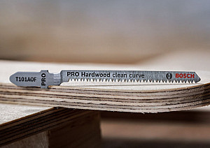 Krivuljni list za vbodno žago PRO Hardwood clean curve T101AOF 83 mm, 5 kosov