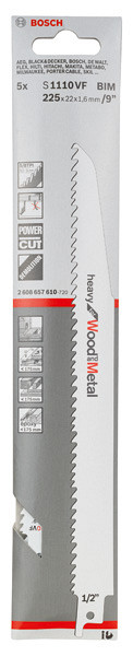 List PRO Multi Material Demolition S1110VF, 1,6 x 22 x 225 mm, 5 kosov