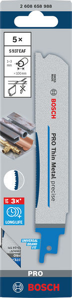 List PRO Thin Metal precise S937EAF, 1,1 x 25 x 150 mm, 5 kosov