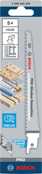 List PRO Window Demolition S611DF, 1,25 x 19 x 150 mm, 5 kosov