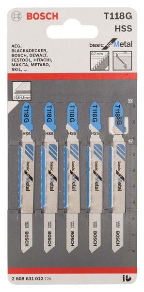 List vbodne žage T 118 G