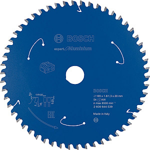 List za krožno žago Expert for Aluminium za akumulatorske žage 165x1,8/1,3x20 T54