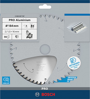 List za krožno žago PRO Aluminium cordless, 184 x 2 x 16 mm