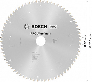 List za krožno žago PRO Aluminium cordless, 250 x 2,4 x 30 mm