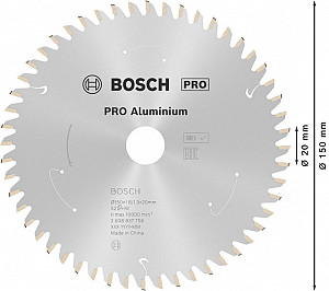List za krožno žago PRO Aluminium cordless, 150 x 1,8 x 20 mm
