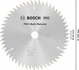 List za krožno žago PRO Multi Material, 190 x 2,4 x 20 mm