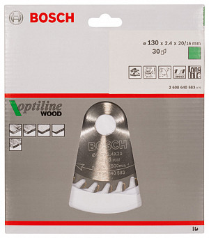 List za krožno žago PRO Wood, 130 x 2,4 x 20 mm, T30