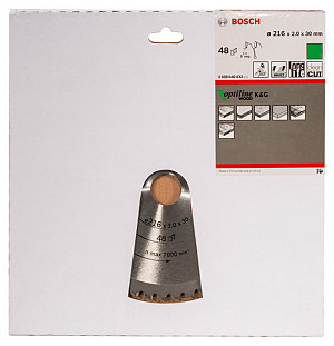 List za krožno žago PRO Wood, 216 x 2 x 30 mm, T48