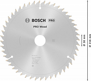 List za krožno žago PRO Wood, 216 x 2,8 x 30 mm, T48
