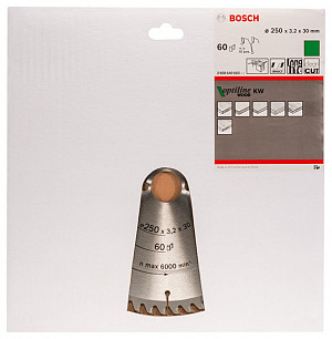 List za krožno žago PRO Wood, 250 x 3,2 x 30 mm, T60