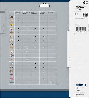 List za krožno žago PRO Wood, 254 x 2,5 x 30 mm, T80