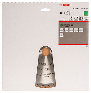 List za krožno žago PRO Wood, 254 x 2 x 30 mm, T40
