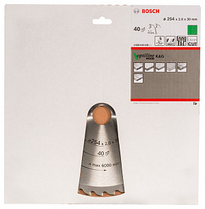 List za krožno žago PRO Wood, 254 x 2 x 30 mm, T40