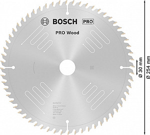 List za krožno žago PRO Wood, 254 x 3,2 x 30 mm, T60